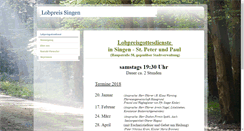 Desktop Screenshot of lobpreis-singen.de